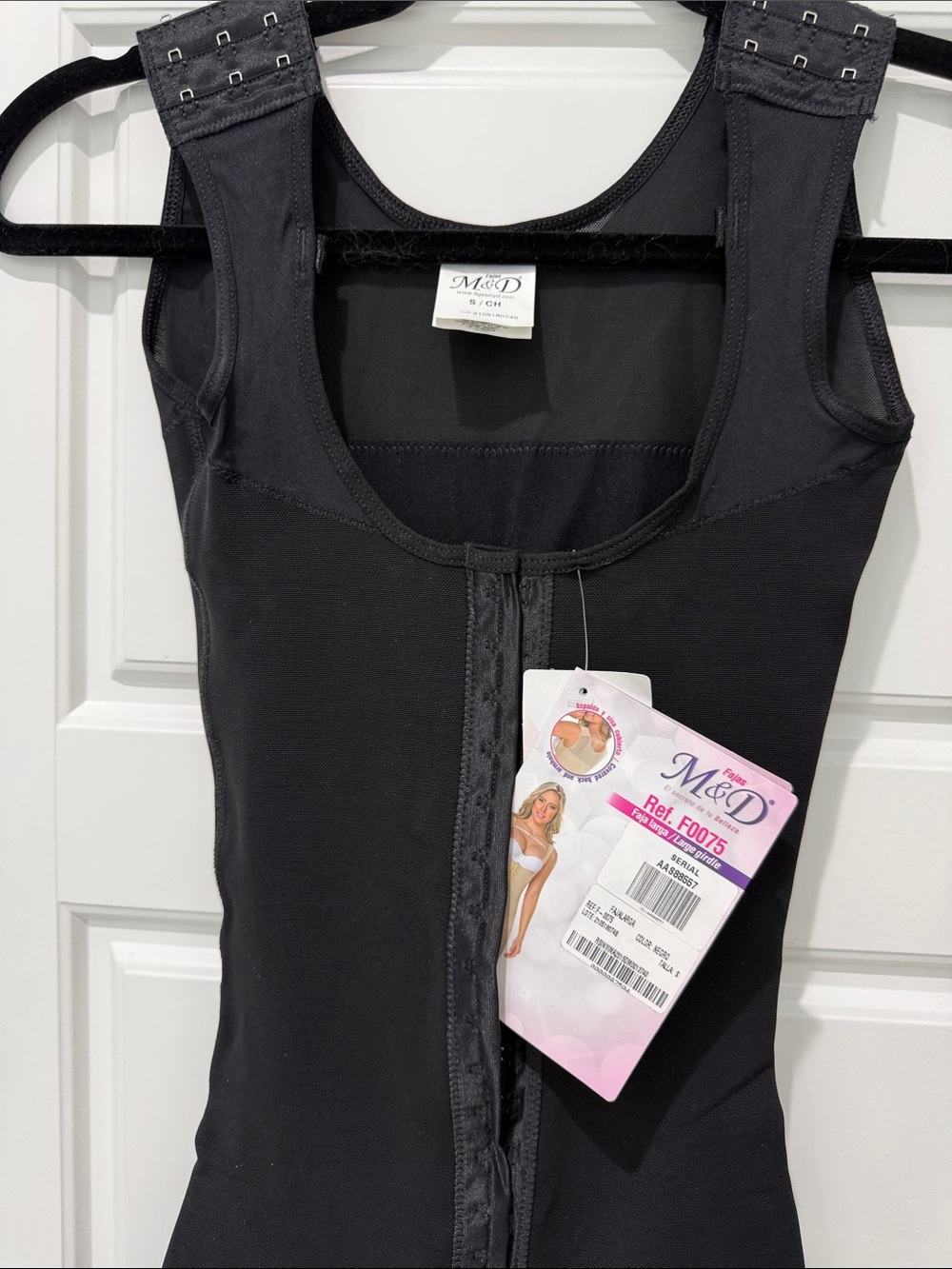 High-Compression Full-Body Shapewear Bodysuit - Black